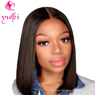 India Remy Human Hair Wigs Silk Straight Pre Plucked Baby Hair 13x4 150% Density Lace Front Human Hair Wigs For Women